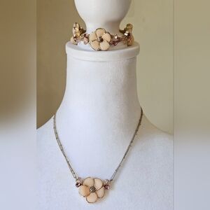 Vintage Napier Dainty Necklace & Bracelet